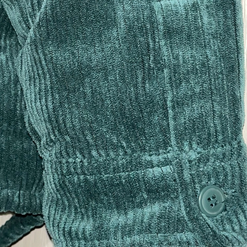 Love Tree•Reversible Plaid & Green Utility Jacket - Picture 5 of 15